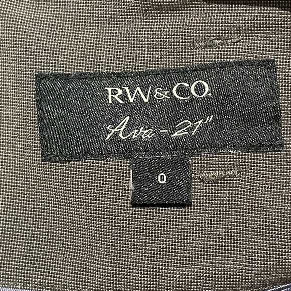 RW&Co brown lined business skirt - Size 0 - Picture 5 of 7